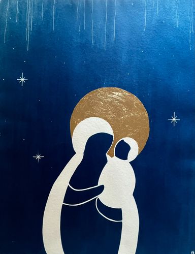 Florescence art-thérapie Angers et Tiercé - Florence BOPP - cyanotype 
