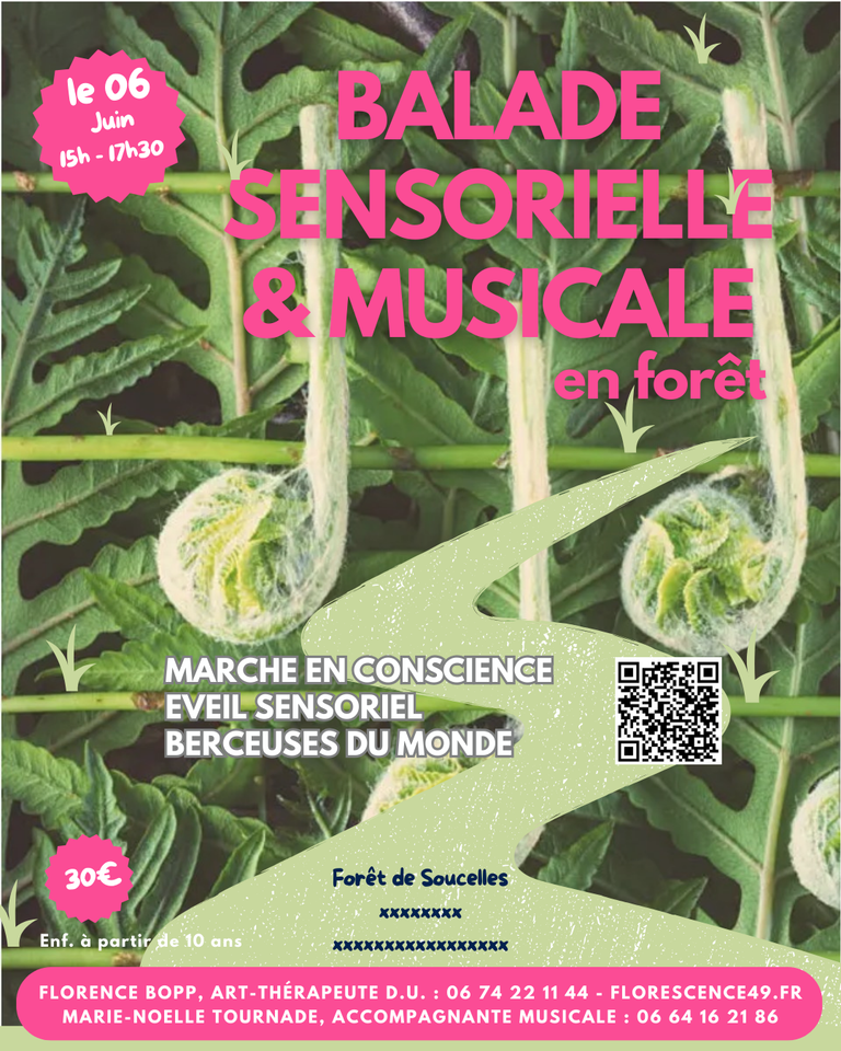 Florescence Florence BOPP art-thérapie Angers anime des Balades bien-être