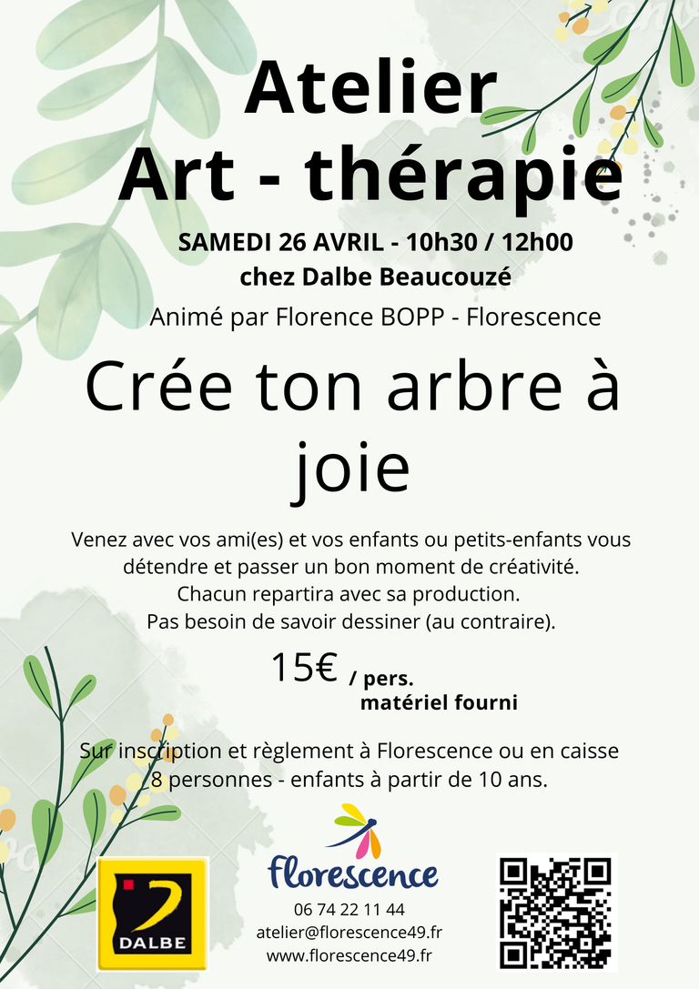 Atelier art-thérapie chez Dalbe à Beaucouzé